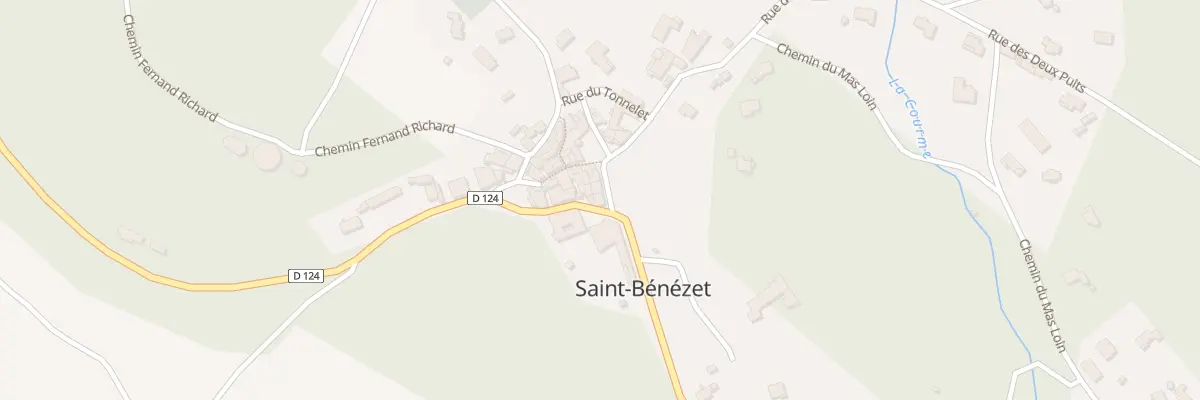 Plan du 5022 Pl Saint Benoit à Saint-Bénézet