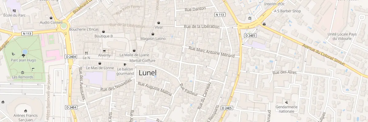 Plan du 8 Rue Puits d’Aigues Bonnes à Lunel