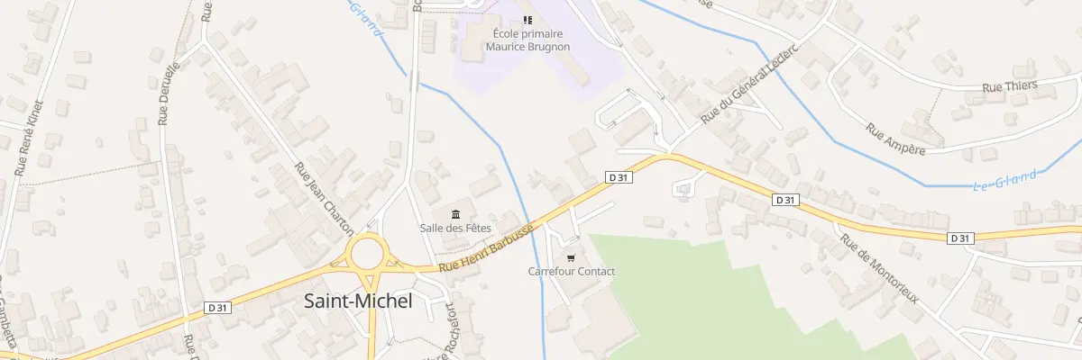 Plan du 13 Rue Barbusse à Saint-Michel
