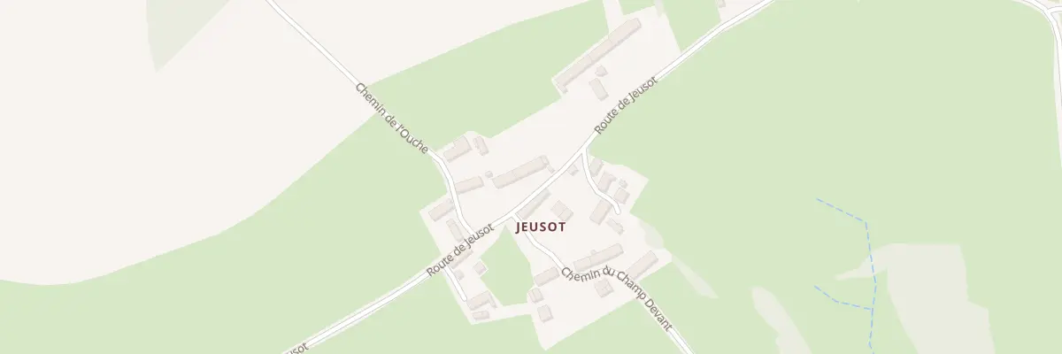 Plan du 15 Rte de Jeusot à Roussillon-en-Morvan