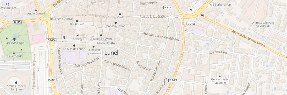 Plan du 21 Rue Puits d’Aigues Bonnes à Lunel