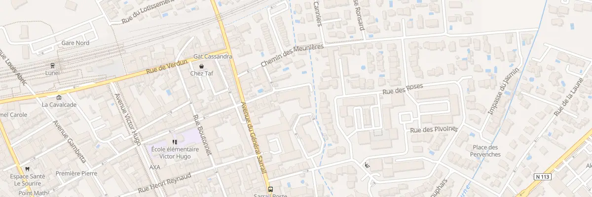 Plan du 51 Rue du Rieu à Lunel