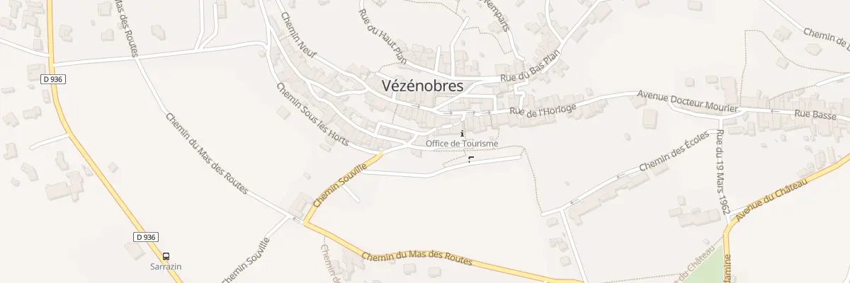 Plan du 9 Rue du Porche à Vézénobres