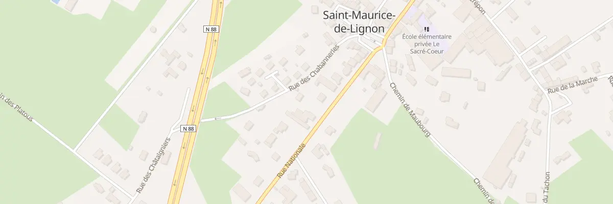 Plan du 63 Rue Nationale à Saint-Maurice-de-Lignon