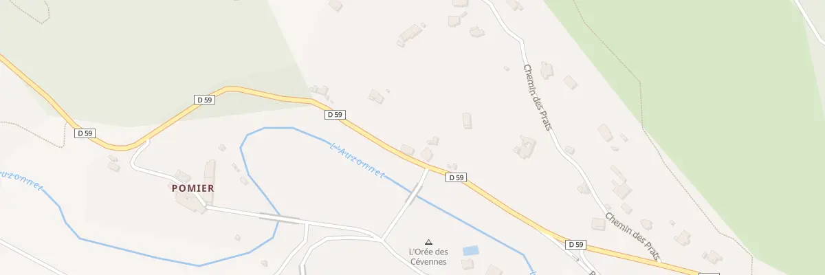 Plan du 1854 Rte Departementale 59 à Saint-Jean-de-Valériscle