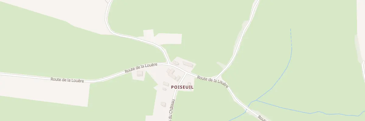 Plan du 11 Rte de la Louère à La Boulaye