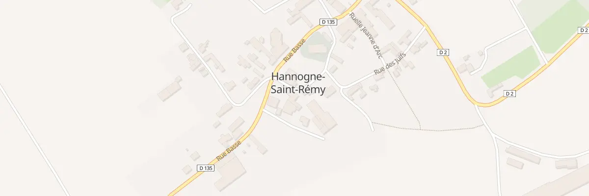 Plan du 5003 Saint Remy à Hannogne-Saint-Rémy