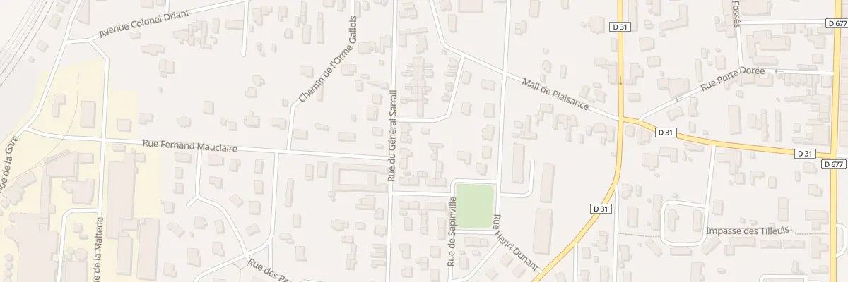 Plan du 21 Rue General Sarrail à Arcis-sur-Aube