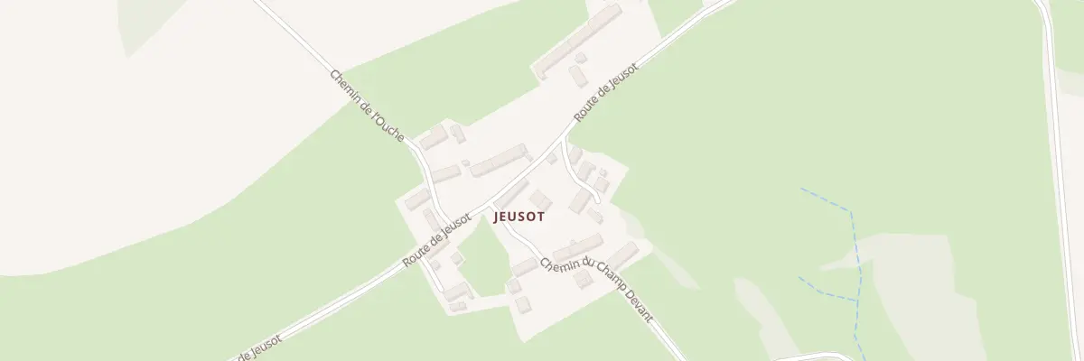 Plan du 4 Rte de Jeusot à Roussillon-en-Morvan