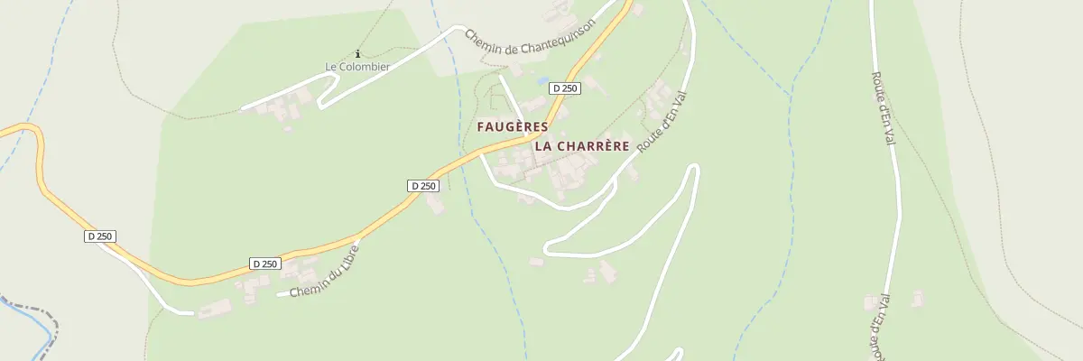 Plan du 5123 La Charrere à Faugères
