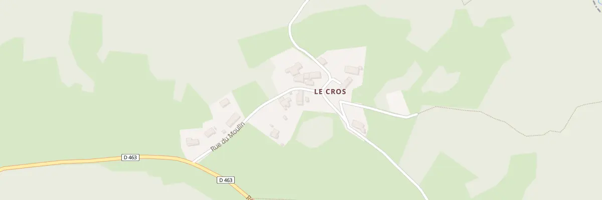 Plan du 236 Rue du Moulin à Malvalette