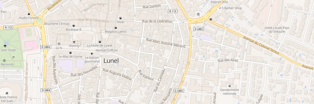 Plan du 54 Rue Puits d’Aigues Bonnes à Lunel