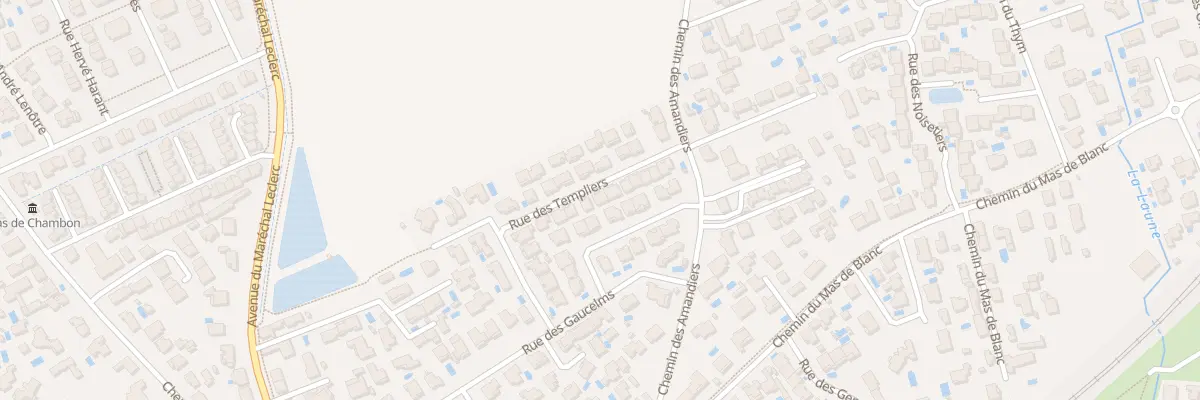 Plan du 78 Rue des Templiers à Lunel