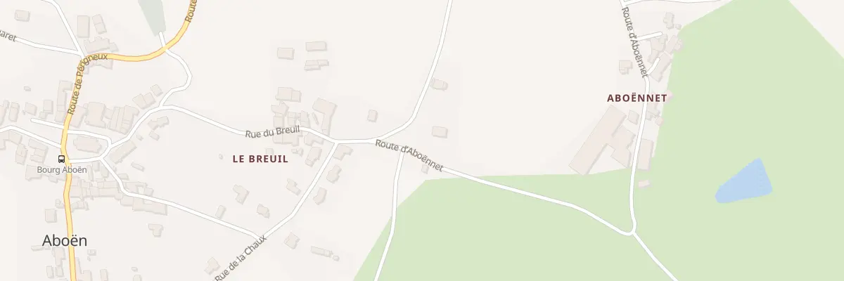 Plan du 81 Rte d’Aboennet à Aboën