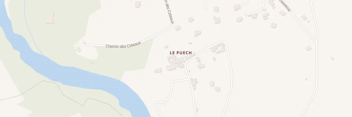 Plan du 5248T Le Puech à Chambonas