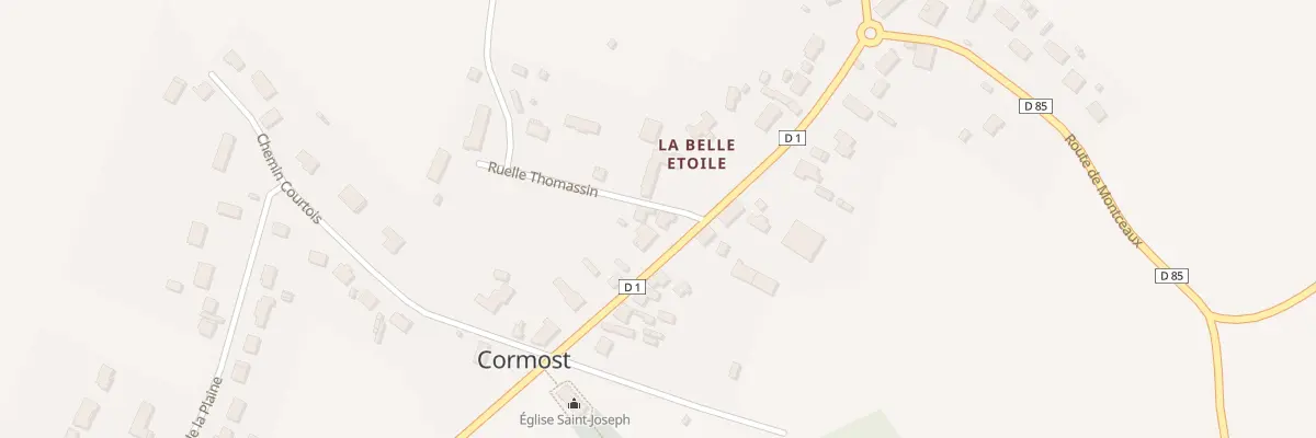 Plan du 7 Rue Principale à Cormost