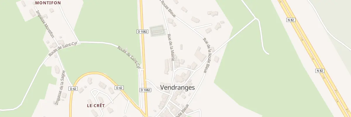 Plan du 24 Rue de la Mairie à Vendranges