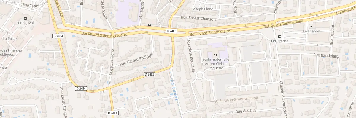 Plan du 482 Bd Louis Blanc à Lunel
