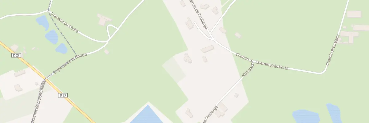 Plan du 596 Che de l’Auberge à Perreux