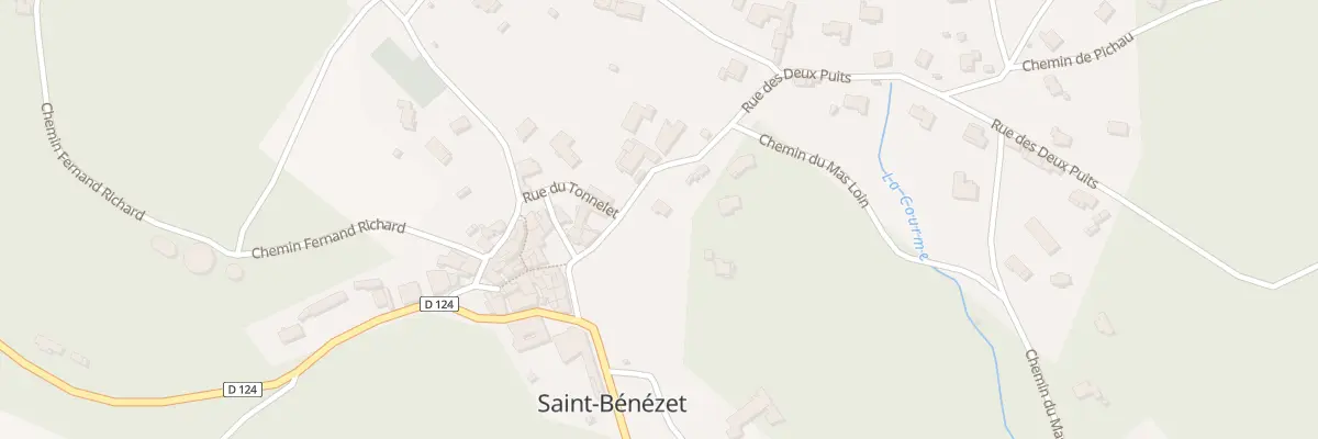 Plan du 5080 Rue des Deux Puits à Saint-Bénézet