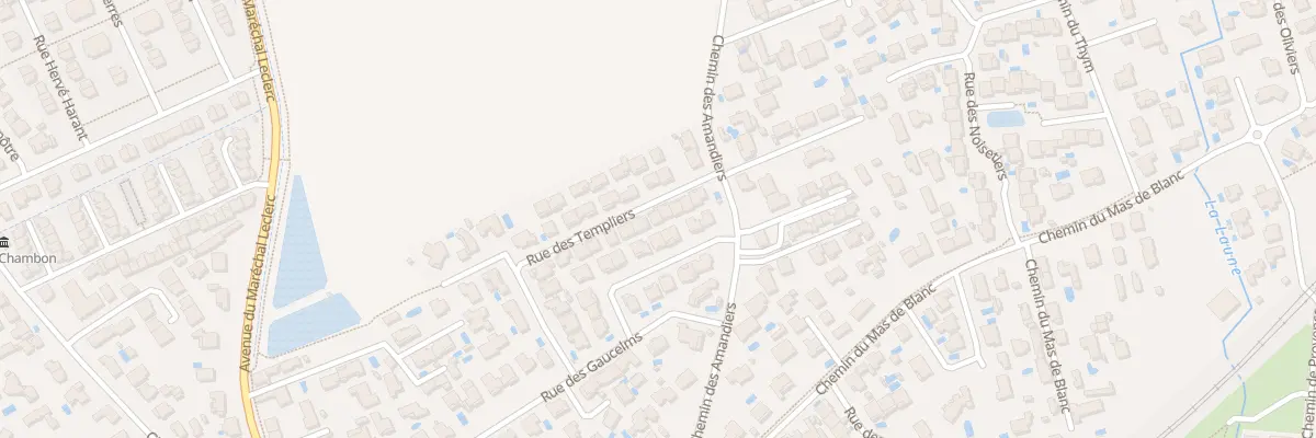 Plan du 54 Rue des Templiers à Lunel