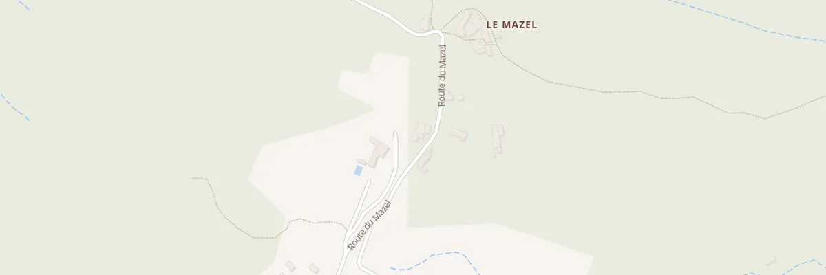 Plan du 5302 Le Mazel à Banne
