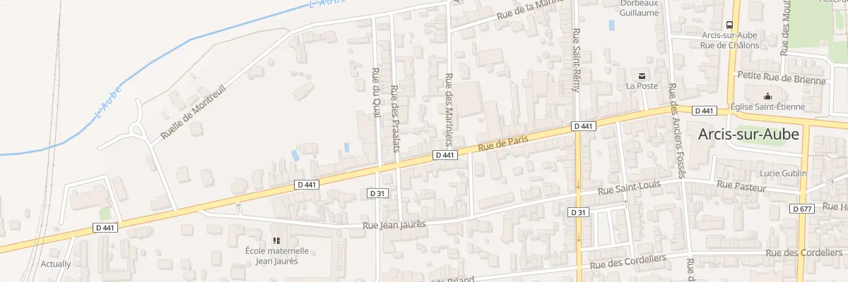 Plan du 60 Rue de Paris à Arcis-sur-Aube