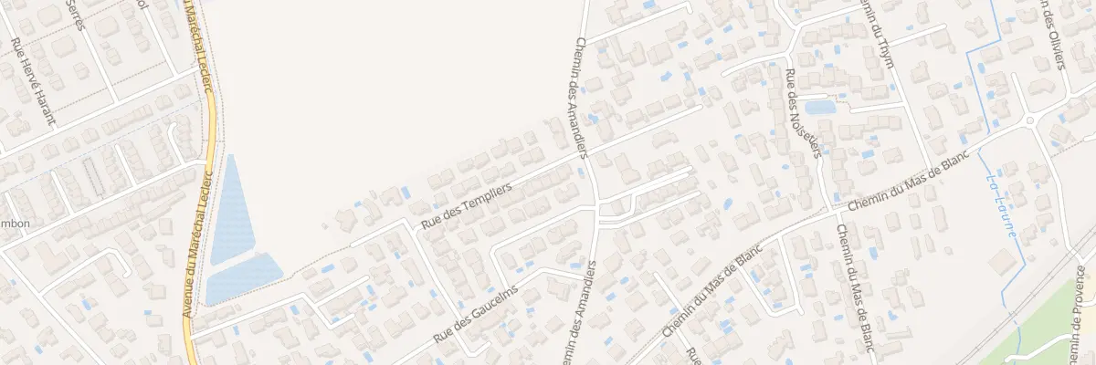 Plan du 36 Rue des Templiers à Lunel