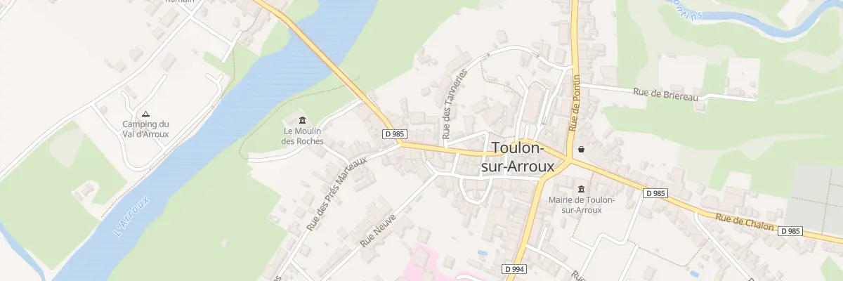 Plan du 14 Rue du Pont à Toulon-sur-Arroux