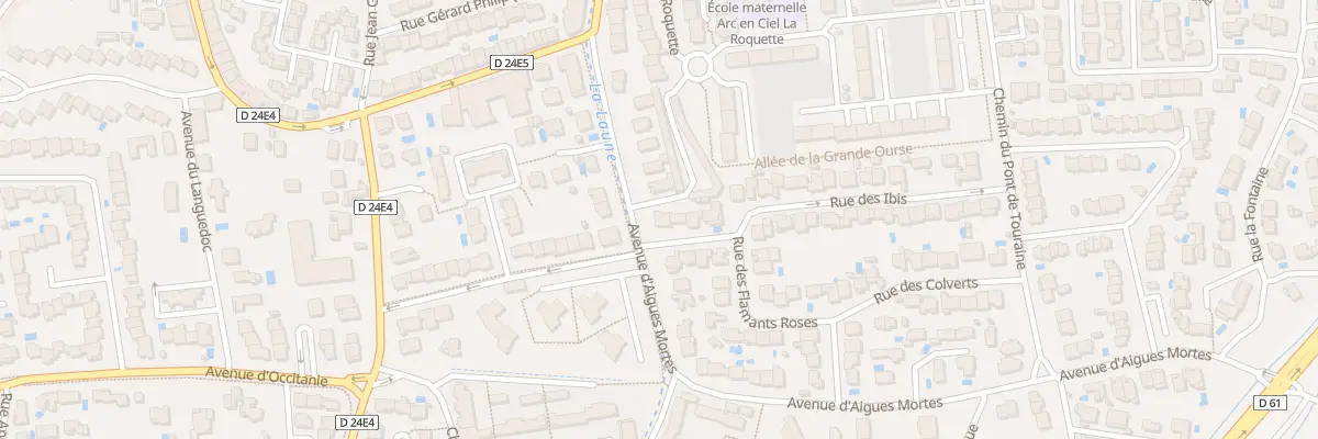 Plan du 10 Rue des Flamants Roses à Lunel