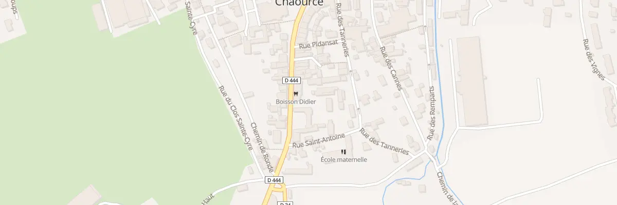 Plan du 35 Rue Dite Grande Rue à Chaource