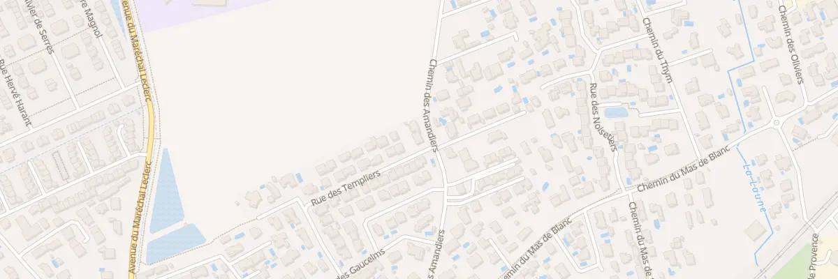 Plan du 21A Rue des Templiers à Lunel