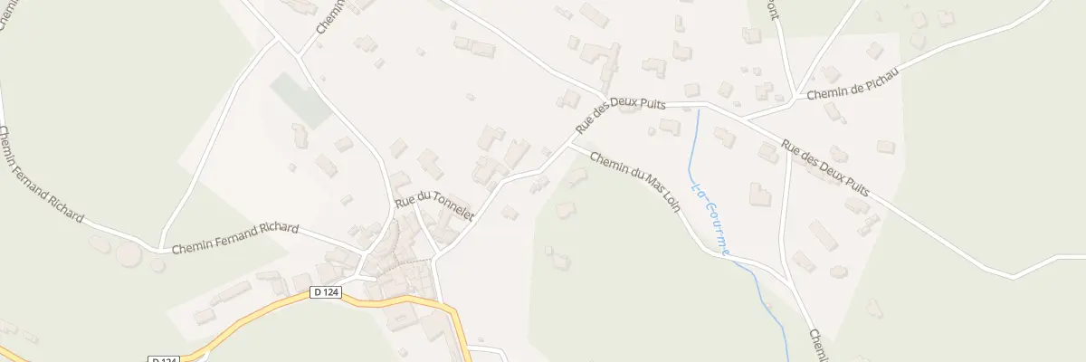 Plan du 2B Rue des Deux Puits à Saint-Bénézet