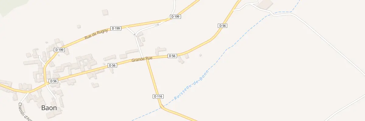 Plan du 52 Gr Grande Rue à Baon