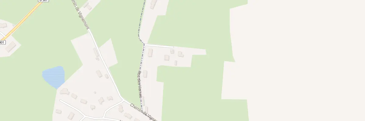 Plan du 10 Rue des Vernes à Volesvres