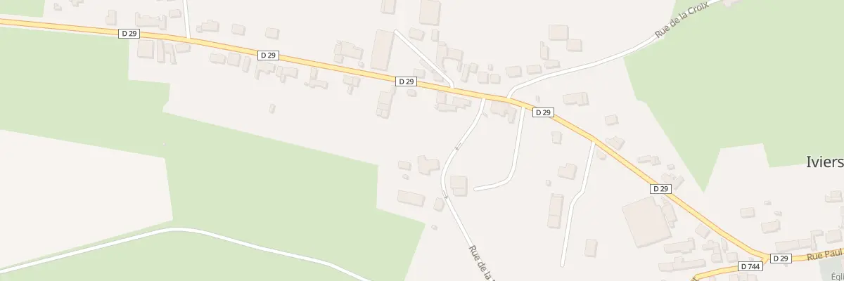 Plan du 1 Rue de la Poste à Iviers