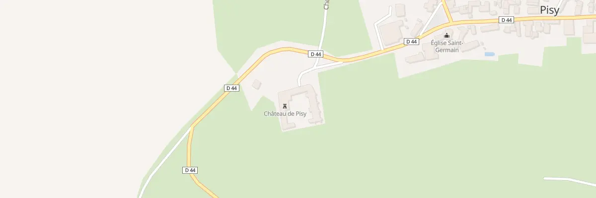 Plan du 7 Rue du Château à Pisy