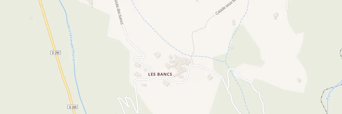 Plan du 5143B Les Bancs à Chambonas