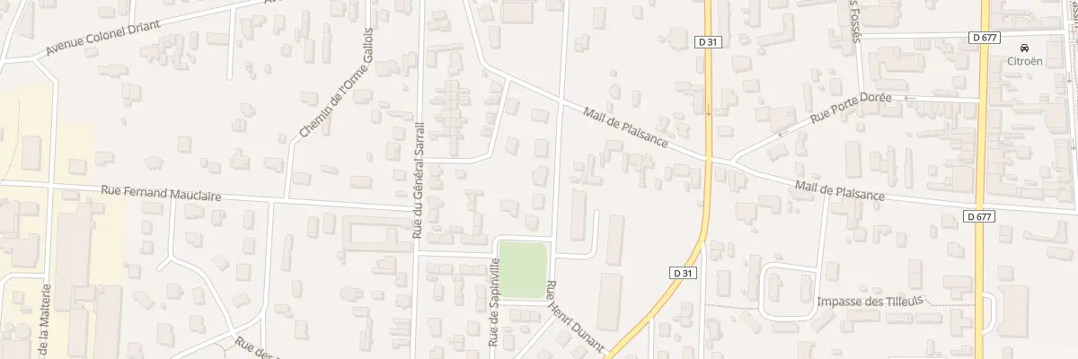 Plan du 6 Rue Henri Dunant à Arcis-sur-Aube