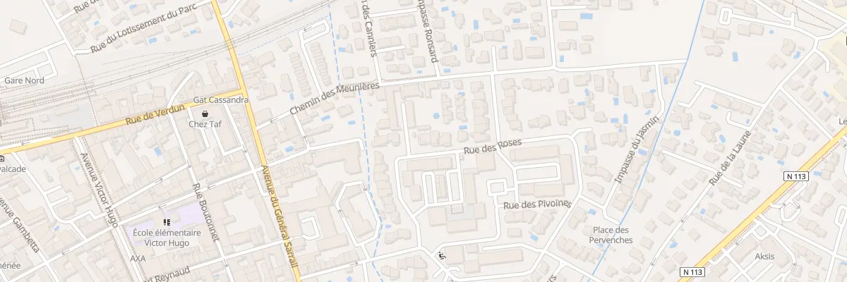 Plan du 142 Rue des Roses à Lunel