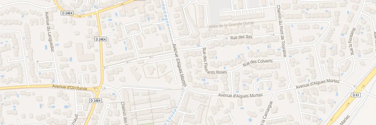 Plan du 208 Av d’Aigues Mortes à Lunel