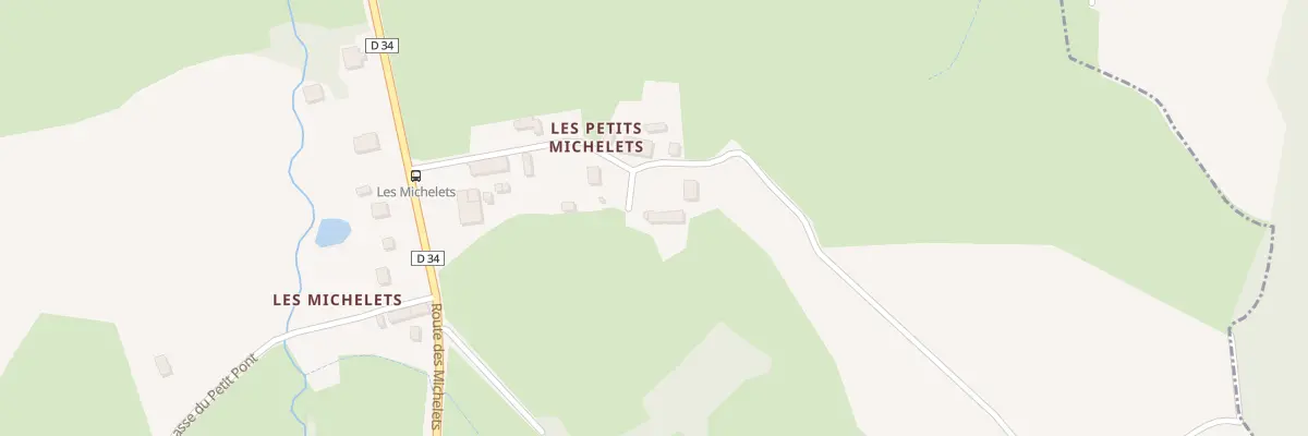 Plan du 5053 Les Petits Michelets à Poisson