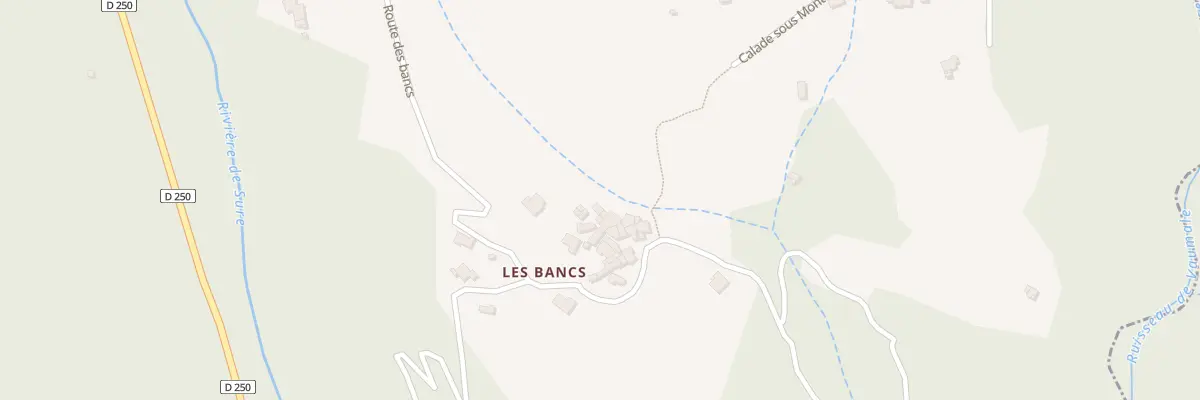 Plan du 5143 Les Bancs à Chambonas