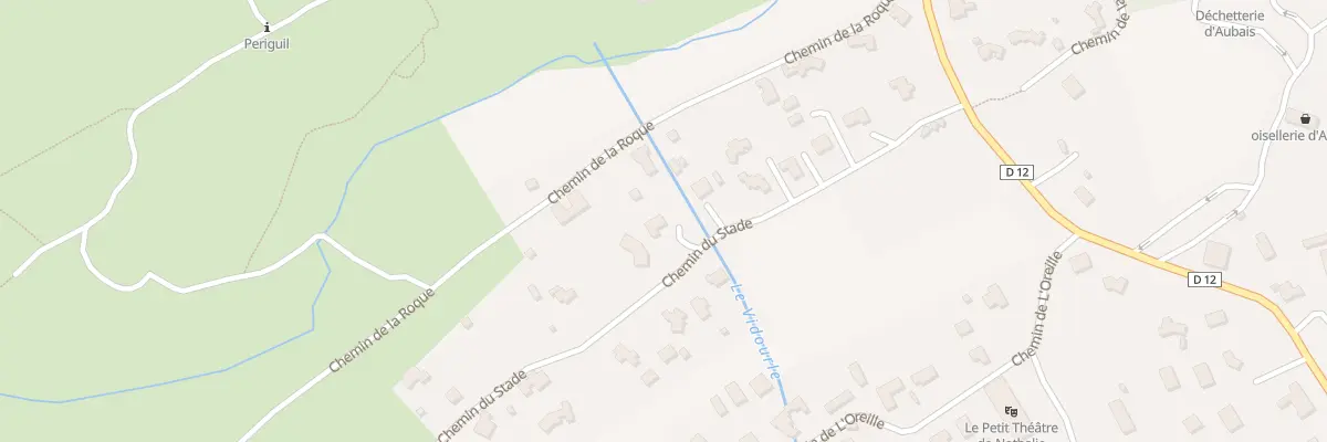 Plan du 235 Che du Stade à Aubais