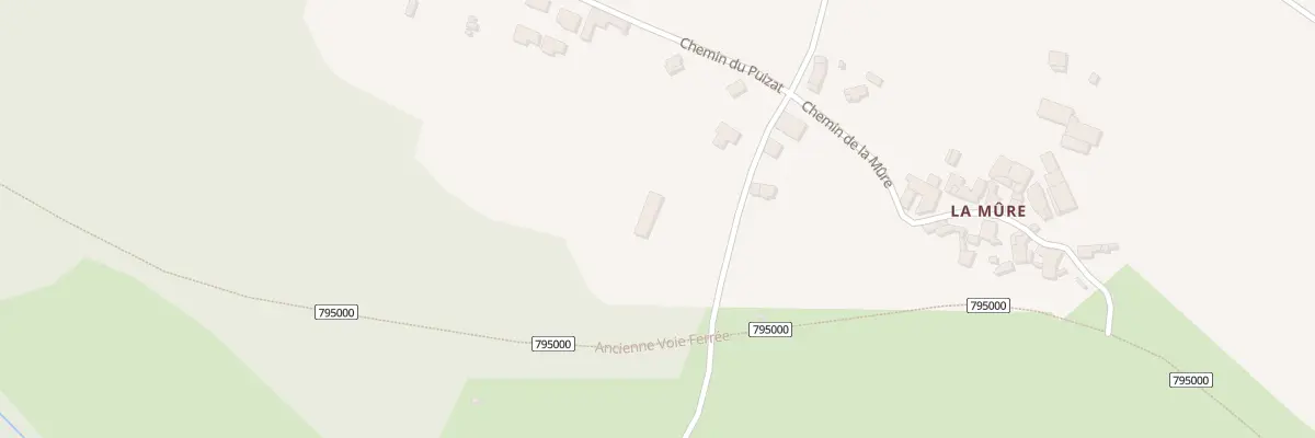 Plan du 107 Che de la Goutte à Périgneux
