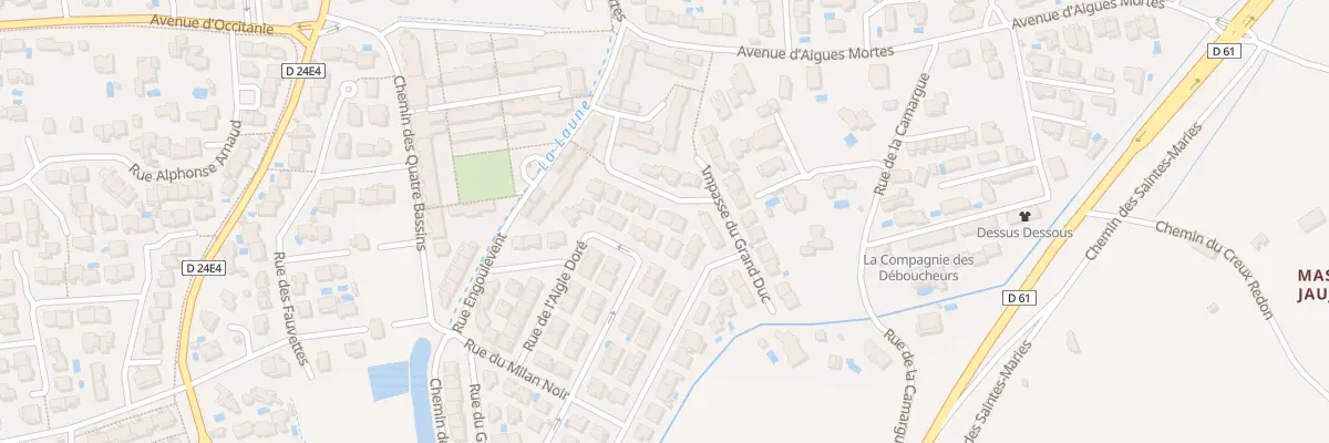 Plan du 38 Rue du Serpentaire à Lunel