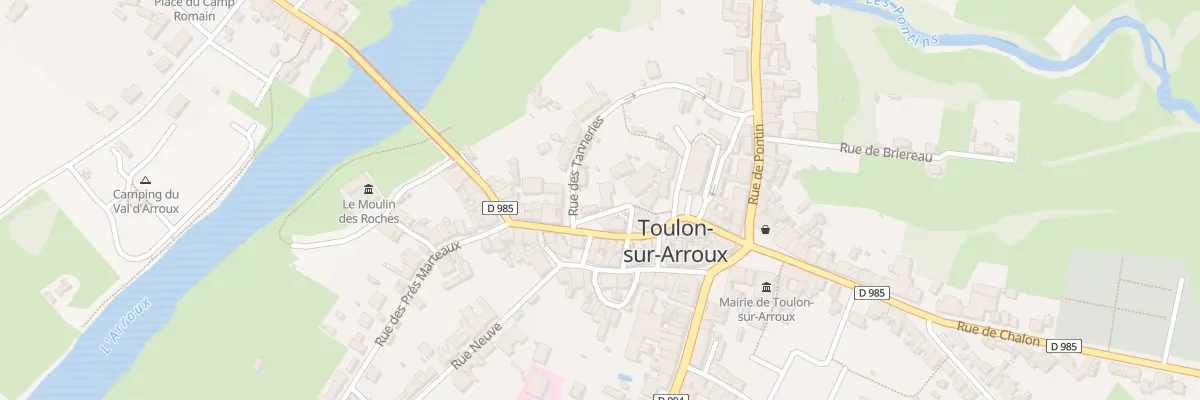 Plan du 5 Pl du Chateau à Toulon-sur-Arroux