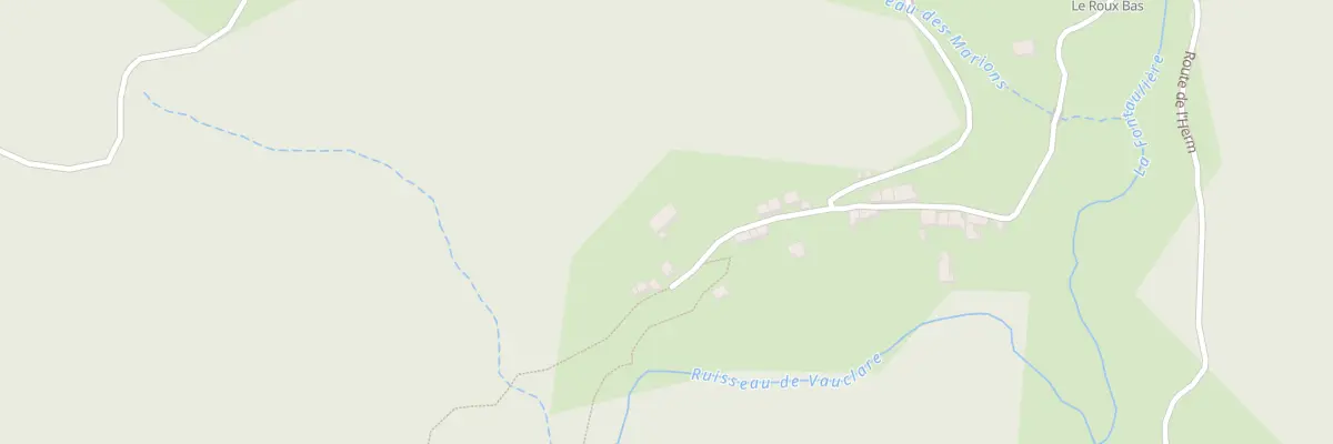 Plan du 5060B Le Roux Bas au Roux