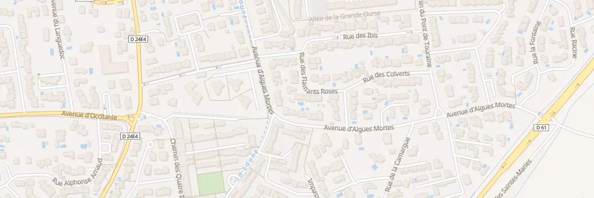 Plan du 133 Rue des Flamants Roses à Lunel