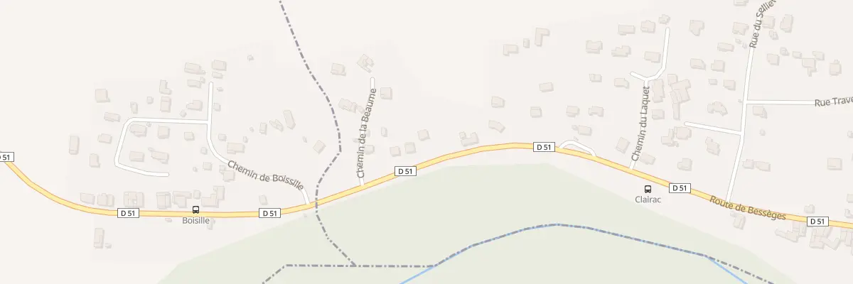 Plan du 139 Rte de Bessèges à Meyrannes